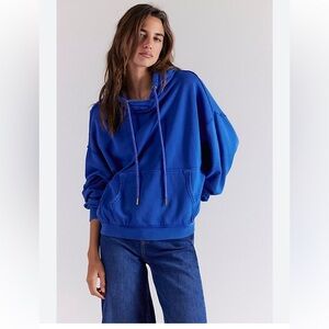 We The Free Of A Feather Hoodie in Mazarine Blue